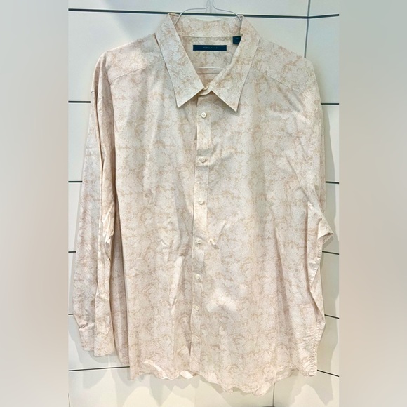 Men's Perry Ellis Paisley Patterned Dress Shirt - Picture 1 of 3